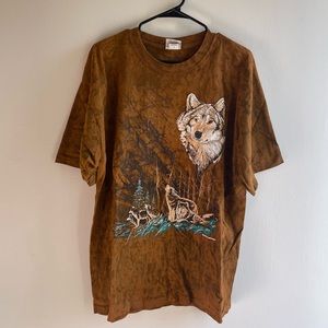 Vintage Ragtops Sportswear Inc Wolf Graphic Tee